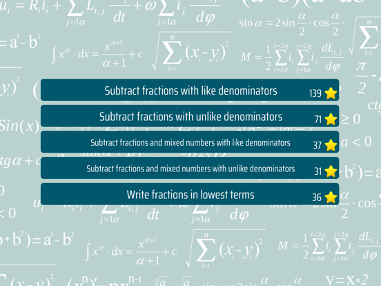 Screenshot #4 pour Math Shot Subtract Fractions