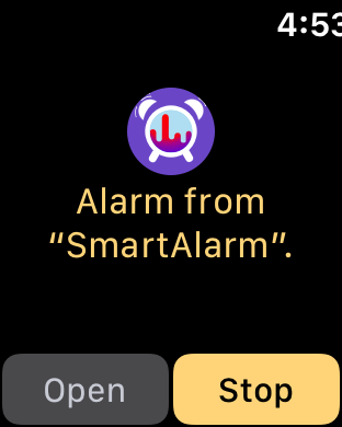 Smart Alarm Clock for Watch