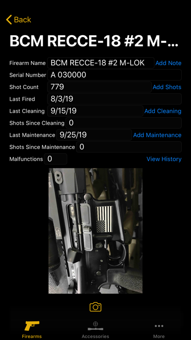Bust A Cap Firearm Utility iPhone screenshot 2 - Utilities app