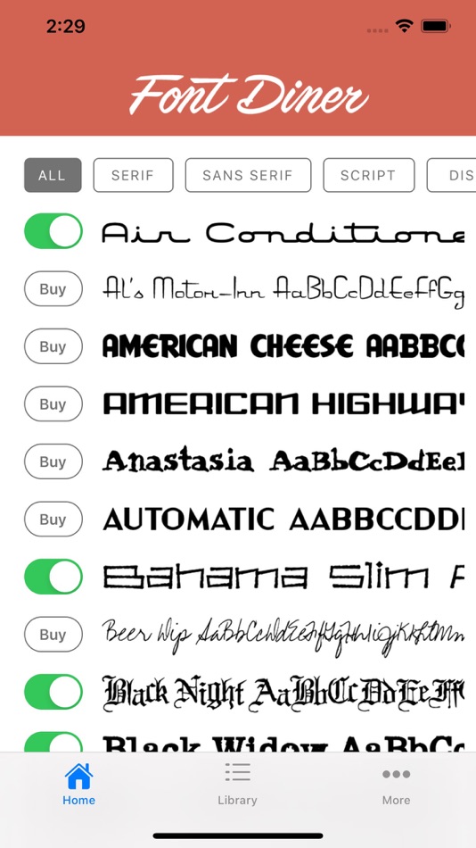 #3. Font Diner (iOS) 由: Mister Retro