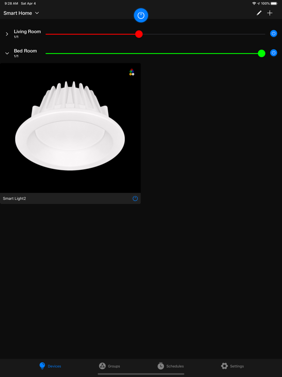 Smart Light1 iPad screenshot 1 - Lifestyle app