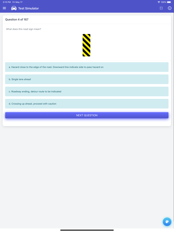 Manitoba Class 5 Test iPad screenshot