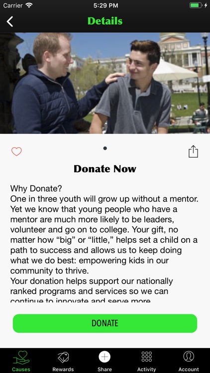 BBBS of MA Bay Giving App