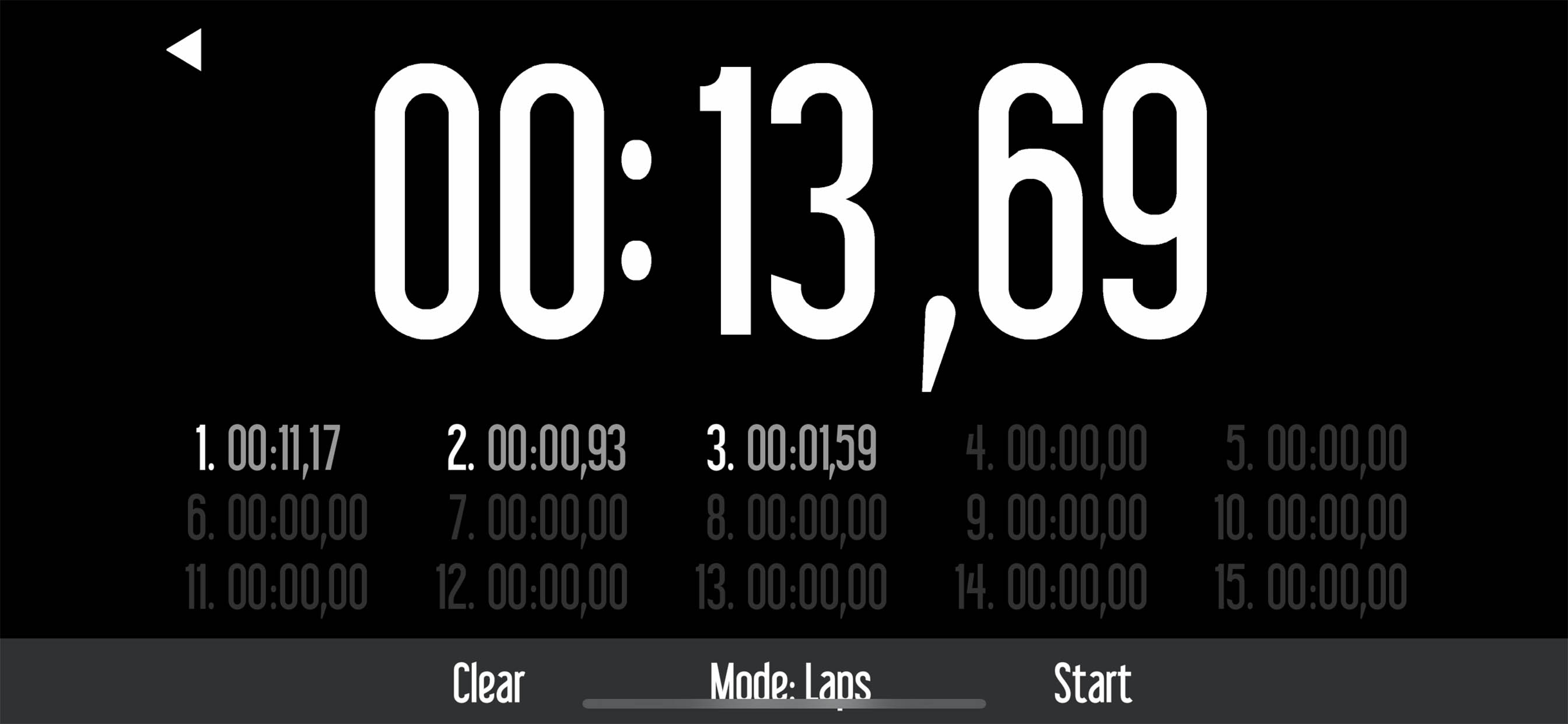 Basic Sports Timer