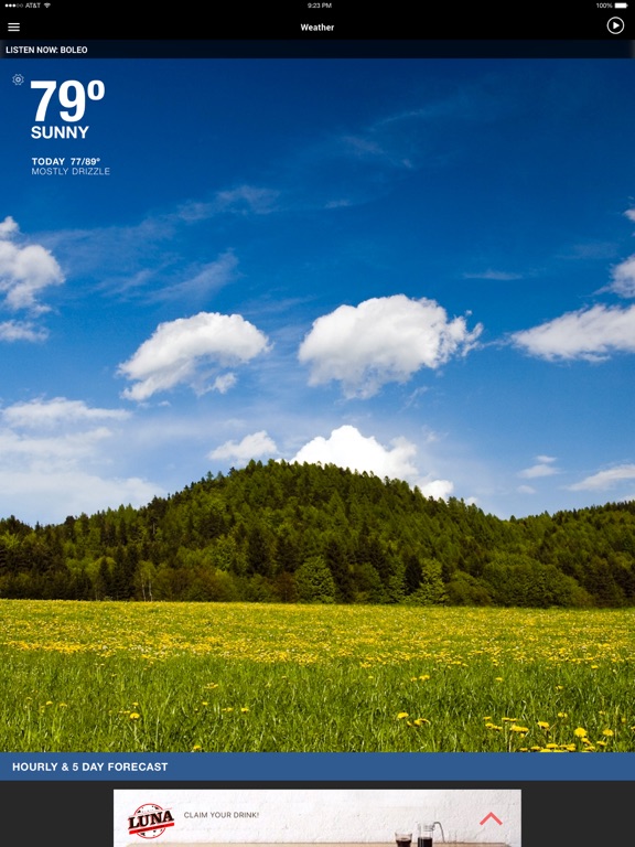 Awesome 98 - Lubbock (KKCL) iPad screenshot 4 - Music app