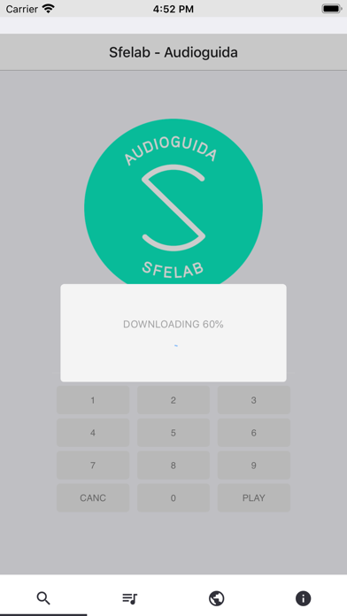 Screenshot #2 pour Audioguida Sfelab
