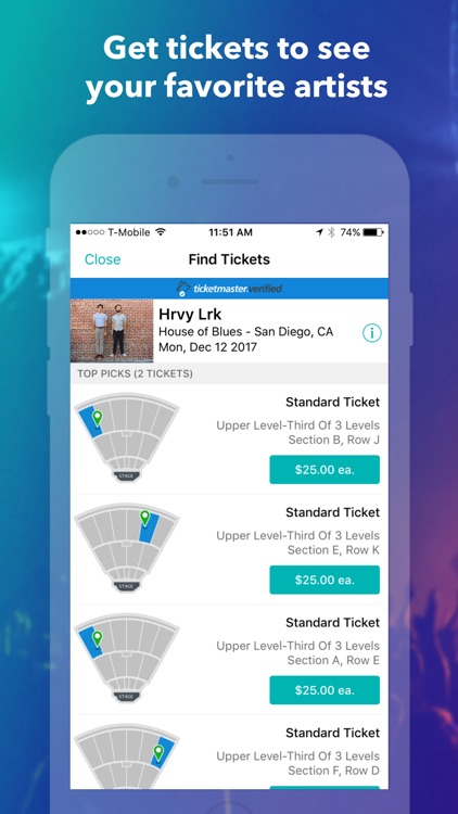Bandsintown Concerts screenshot-0