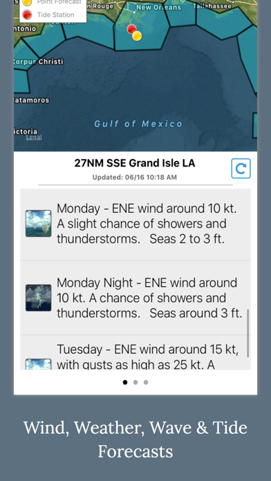 Fishing Weather Forecast Screenshot