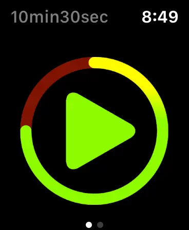 Screenshot #1 pour Interval Exercise Timer
