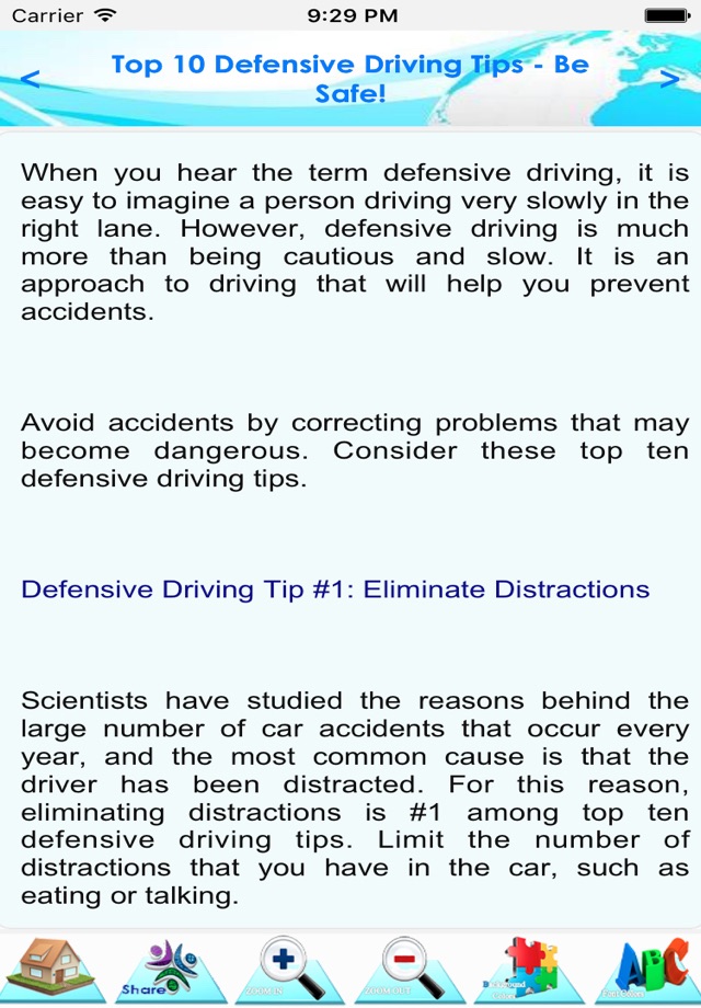 Defensive driving Tips & Trick screenshot 3