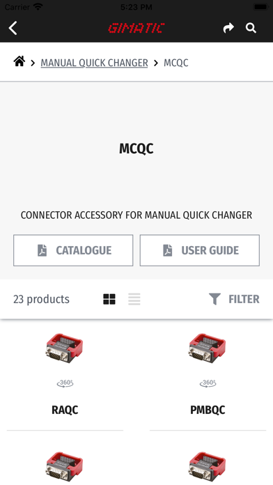 Gimatic App Screenshot