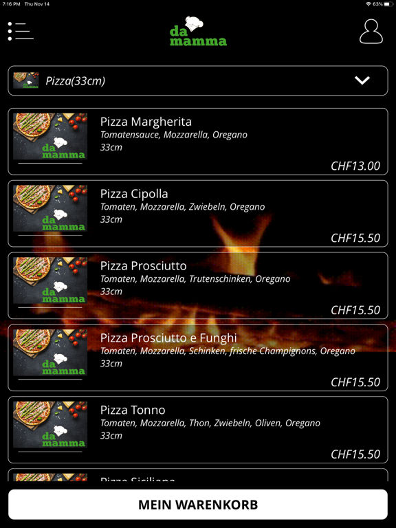 Screenshot #5 pour Da Mamma Pizza Kurier