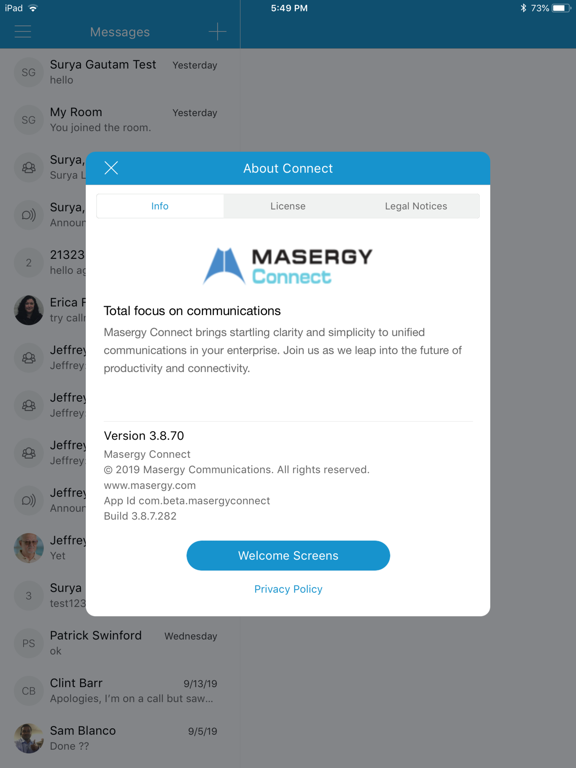 Screenshot #6 pour Masergy Communicator Connect