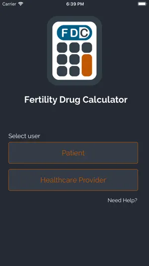 Fertility Drug Calculator: FDC screenshot 1