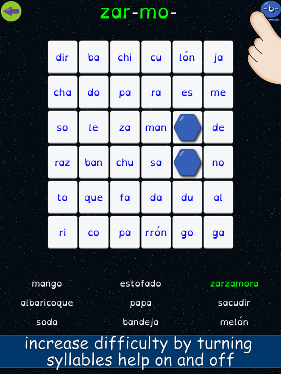 Screenshot #2 for Sopa de Sílabas - School Ed