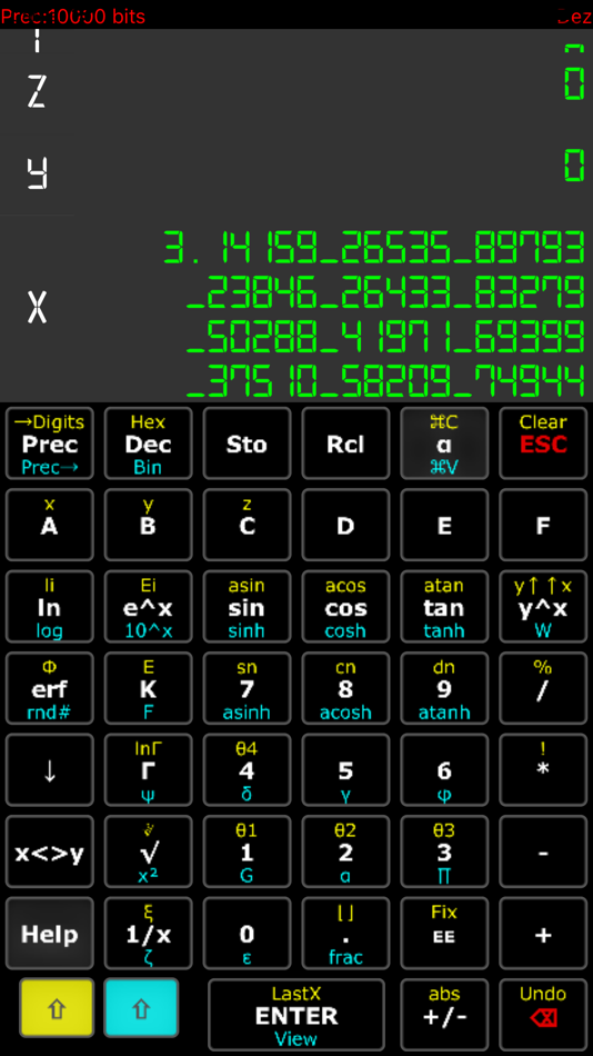 RPN Big Float Calculator (macOS) 게시자: Stephan Jancar RPN Big Float Calculator (macOS) 게시자: Stephan Jancar