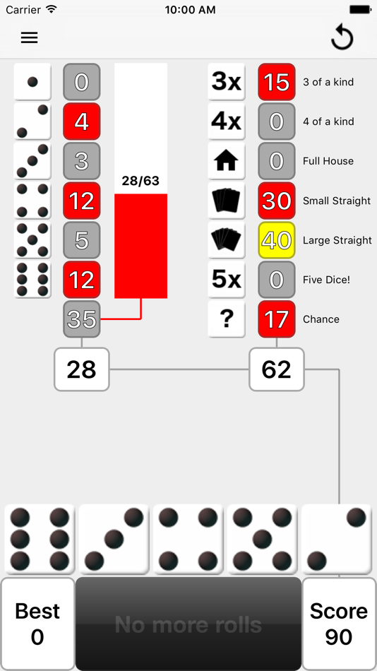 #8. Five Dice! (iOS) Podle: Colin Lyders