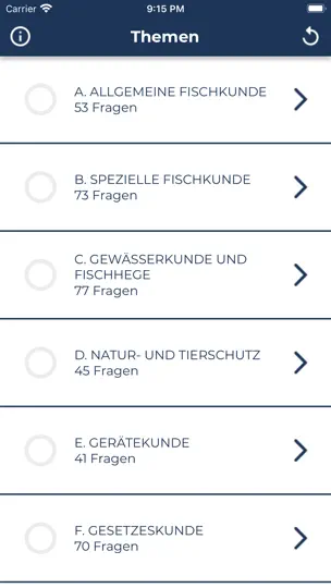 Screenshot von Angelschein NRW - Theorie auf dem iPhone 1