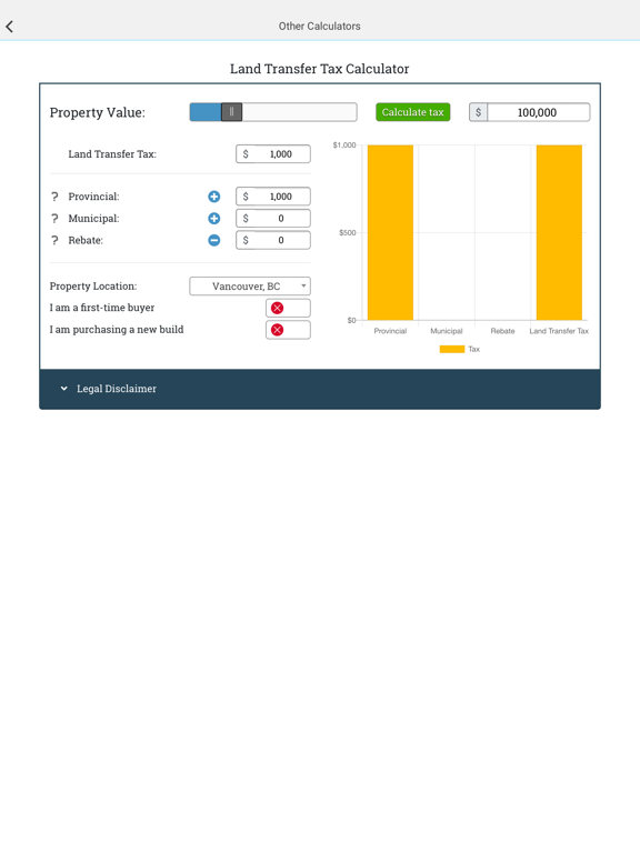 Screenshot #6 pour Mortgage Calculator Canada App