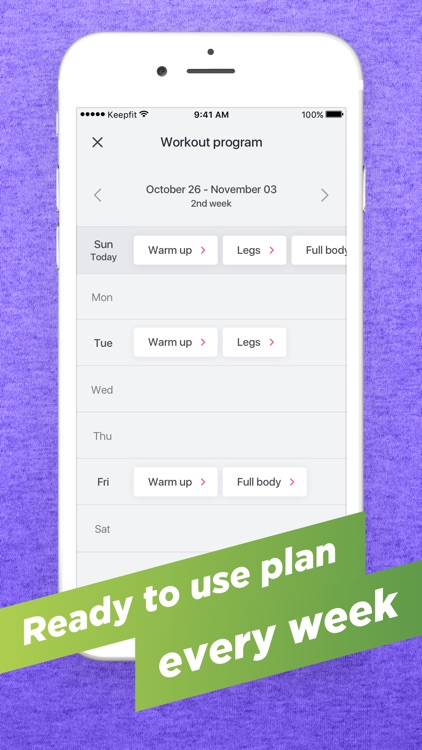 KeepFit - Home Workouts screenshot-5