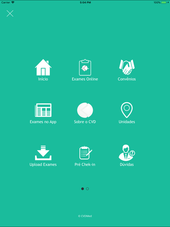 CVDMed iPad screenshot