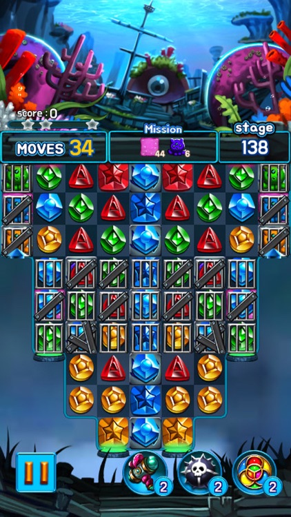 Jewel Kraken: Match3 puzzle screenshot-5