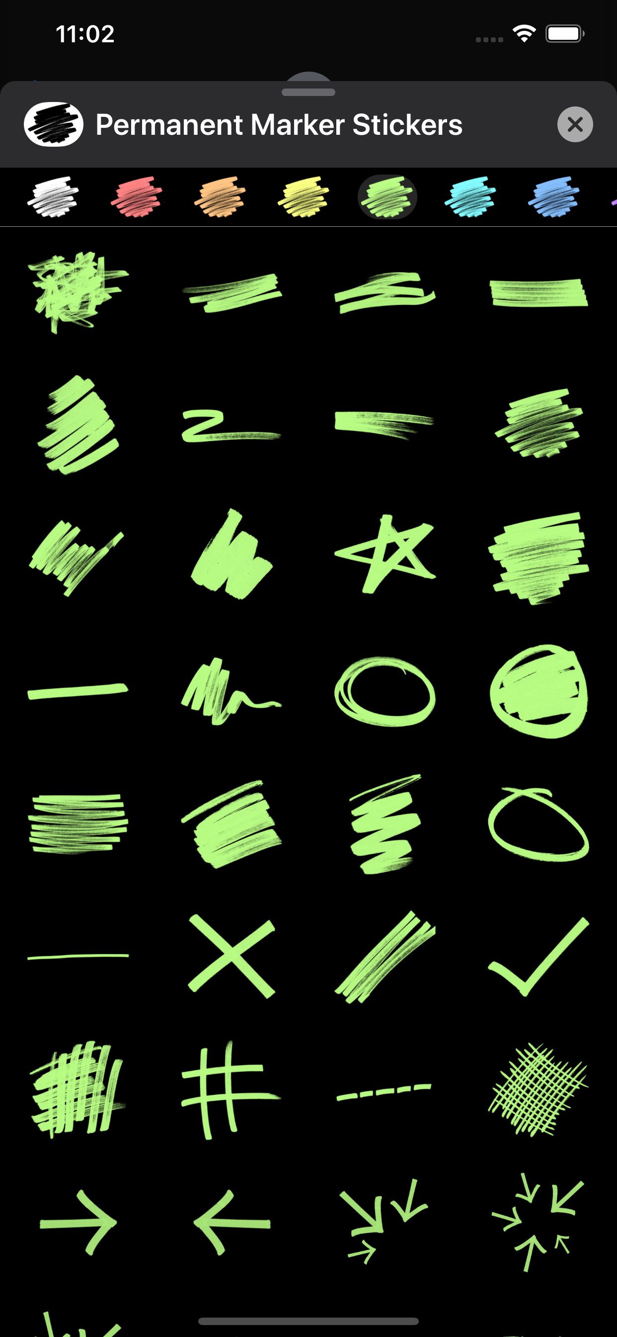 Permanent Marker Stickers