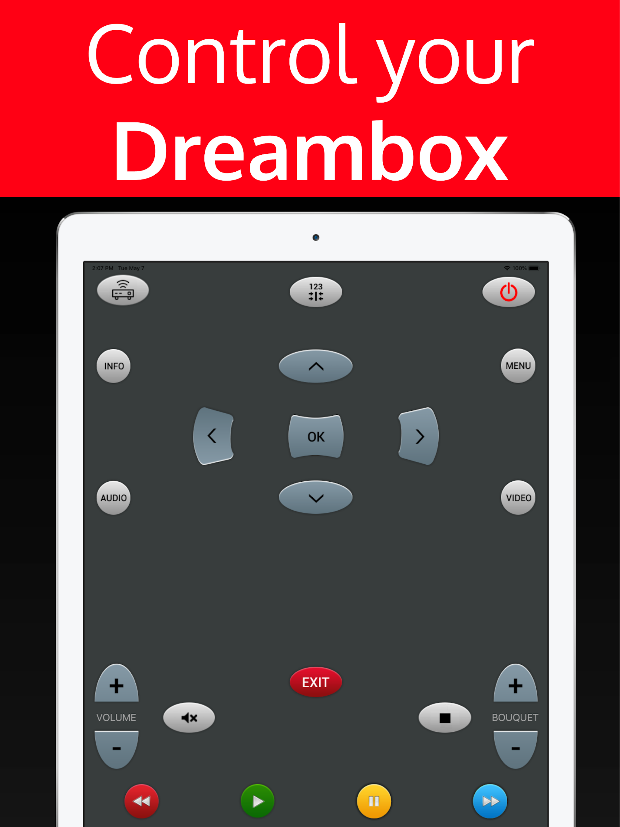 Dreamote : remote Dreambox VU+
