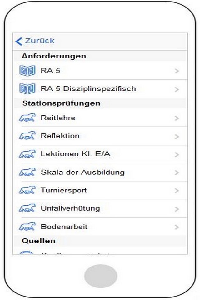 Reitabzeichen Pferdeführersche screenshot 2