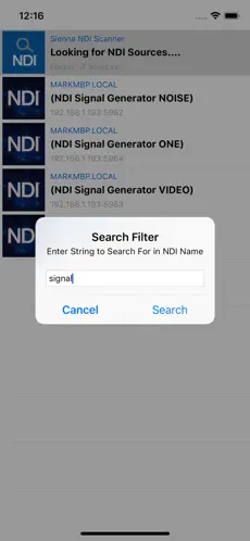 Screenshot 2 NDI Scanner iphone