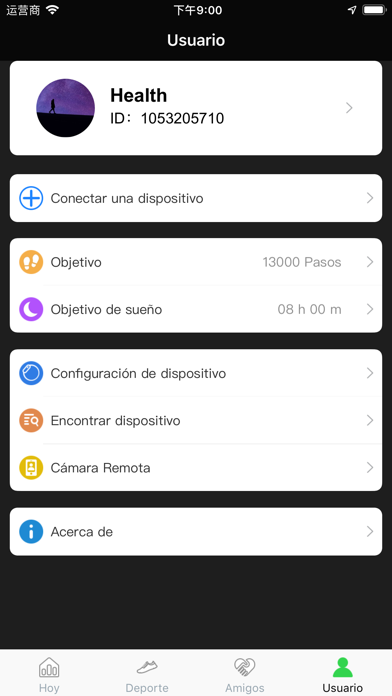 App screenshot