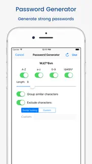 awallet password manager iphone screenshot 3