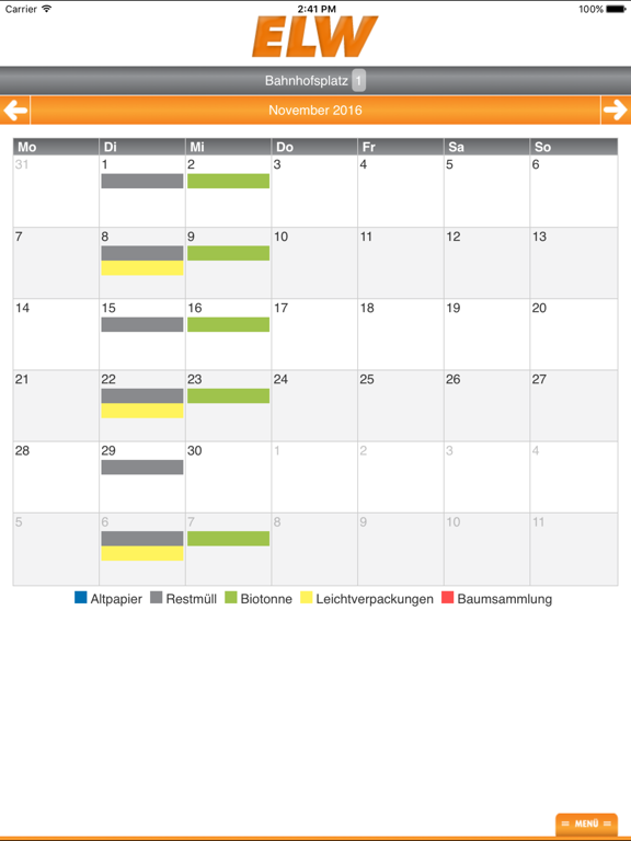 Screenshot #6 pour ELW-Abfallkalender