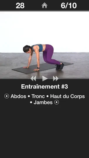 Capture d'écran de Exercices Quotidien Cardio* sur iPhone 3