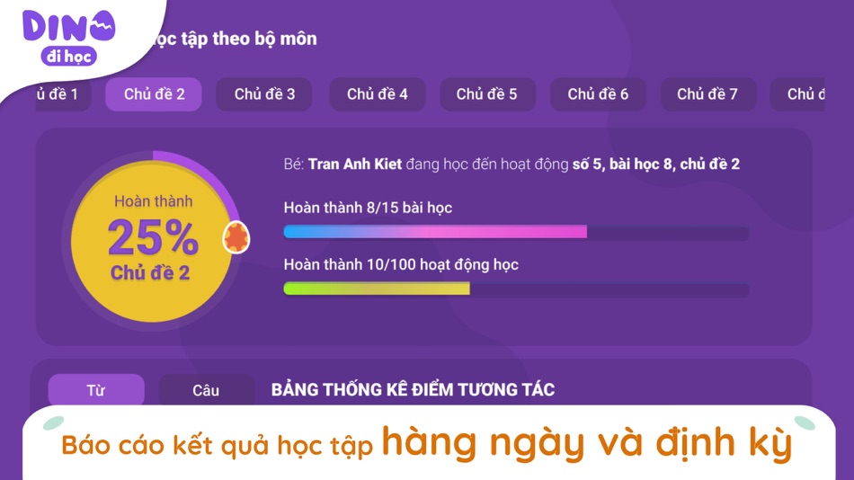 #7. Dino Đi học (iOS) By: NO.1 EDUCATION TECHNOLOGY JOINT STOCK COMPANY