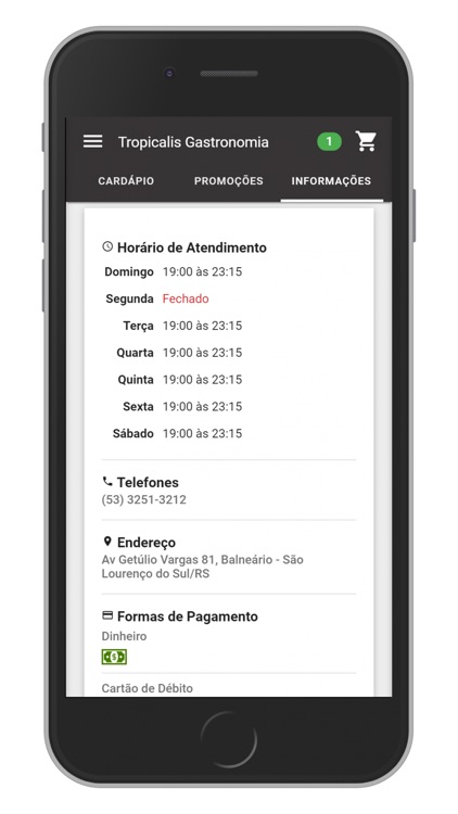 Tropicalis Gastronomia screenshot-4