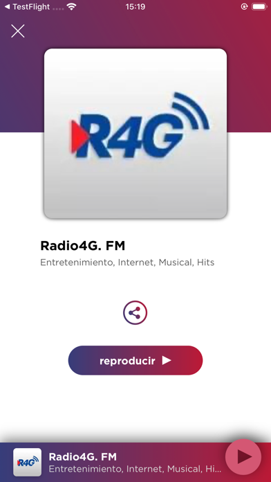 Screenshot #2 pour Radio 4G FM