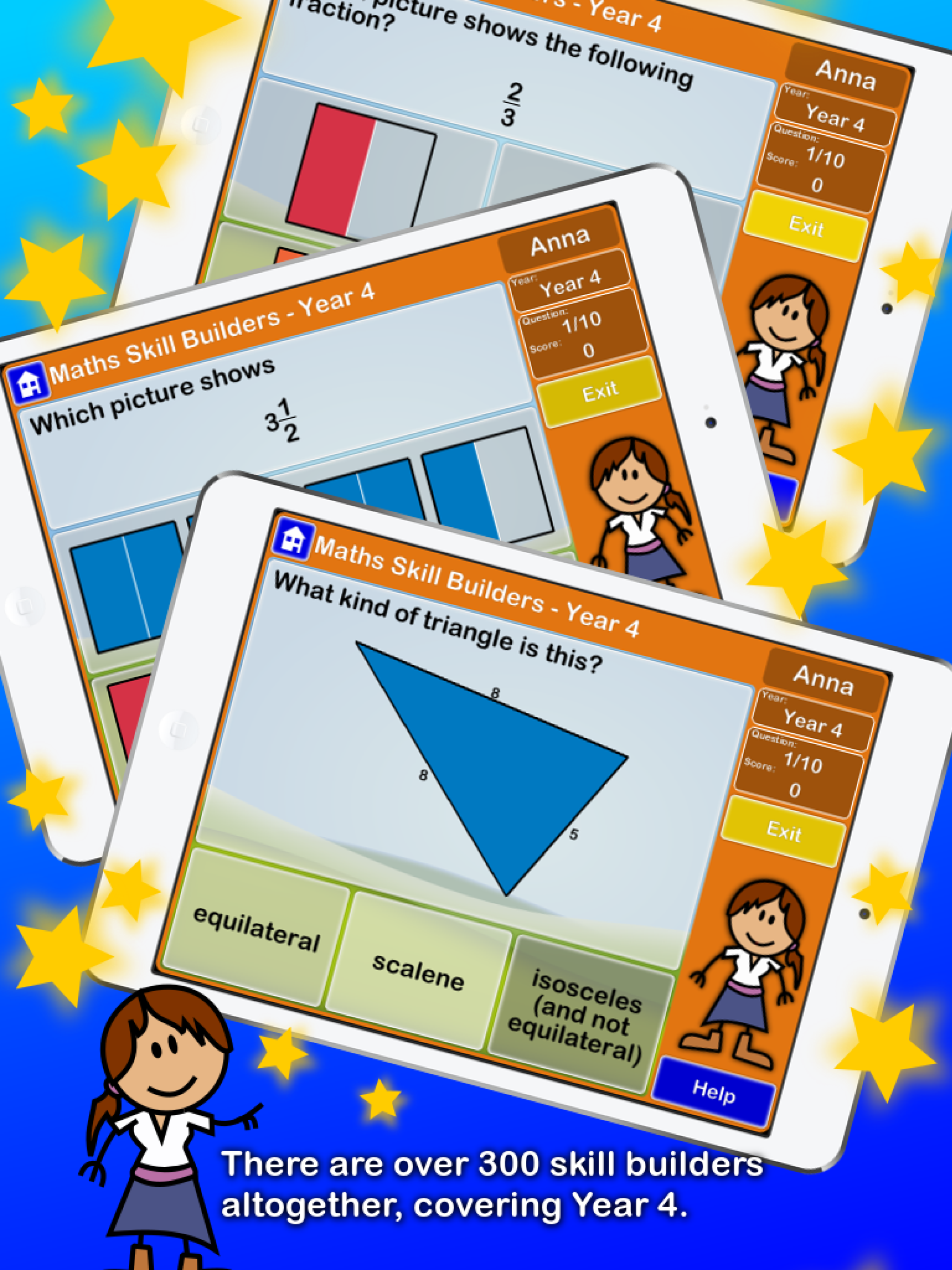 Maths Skill Builders Year 4 AU