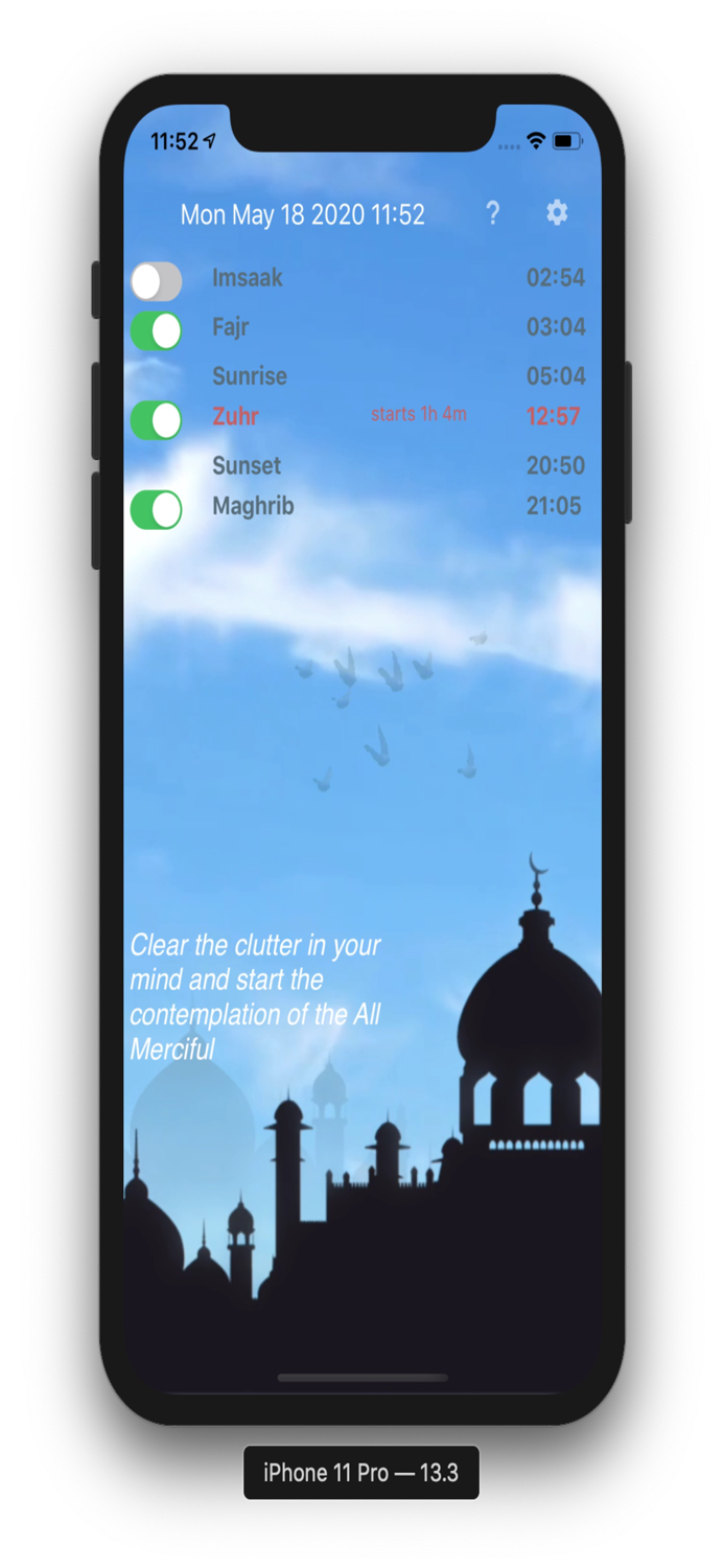Shia Prayer Salah Times