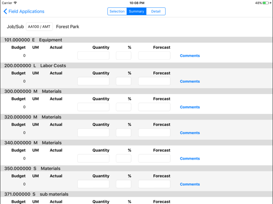 eCMS app screenshot 3