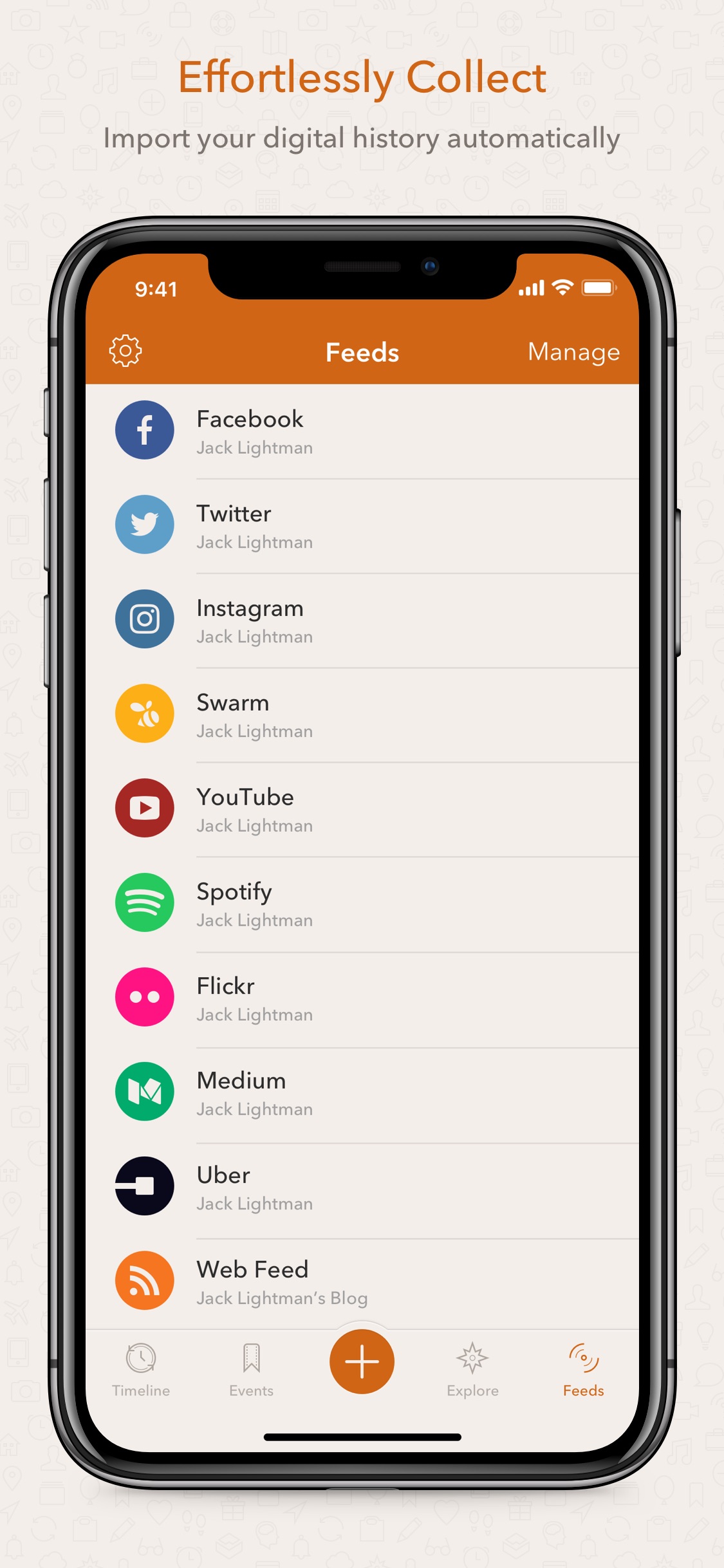 Screenshot do app Momento - Diário Privado
