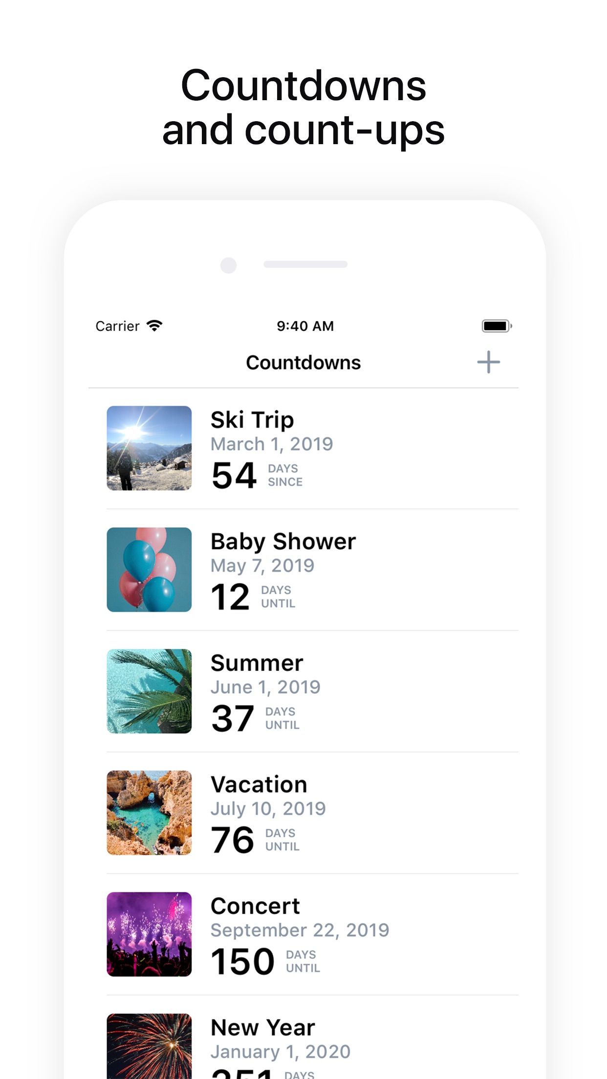 Screenshot 2 of Countdown – Count Down To Date