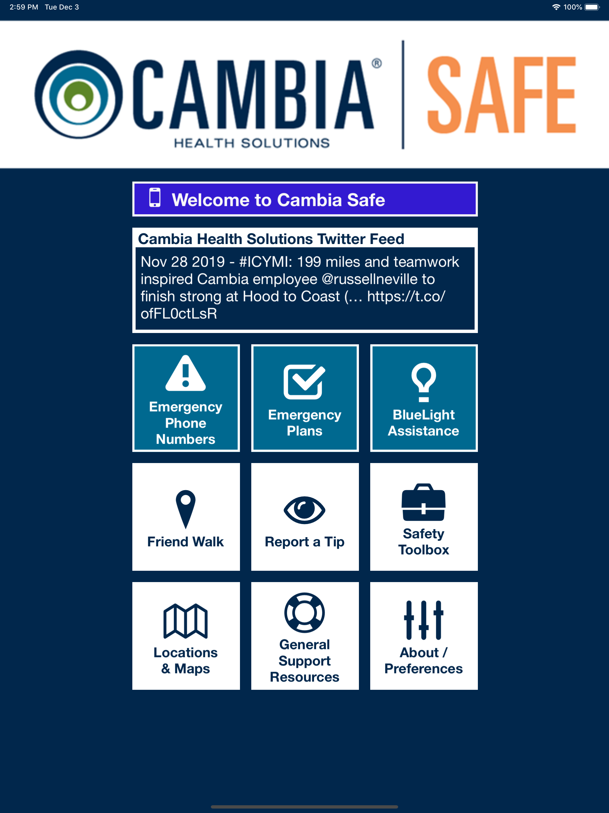 Cambia Safe