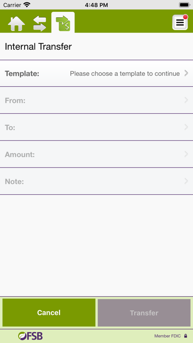 Franklin Savings Bank Business Screenshot