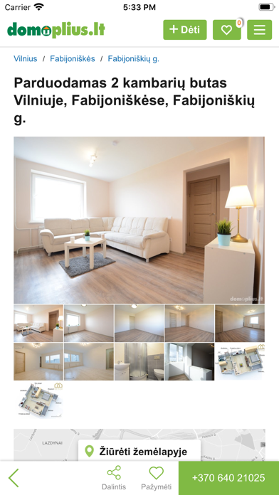 Domoplius.lt Screenshot