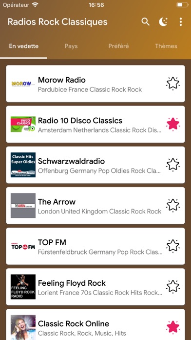 Screenshot #1 pour Radio Rock classique en ligne