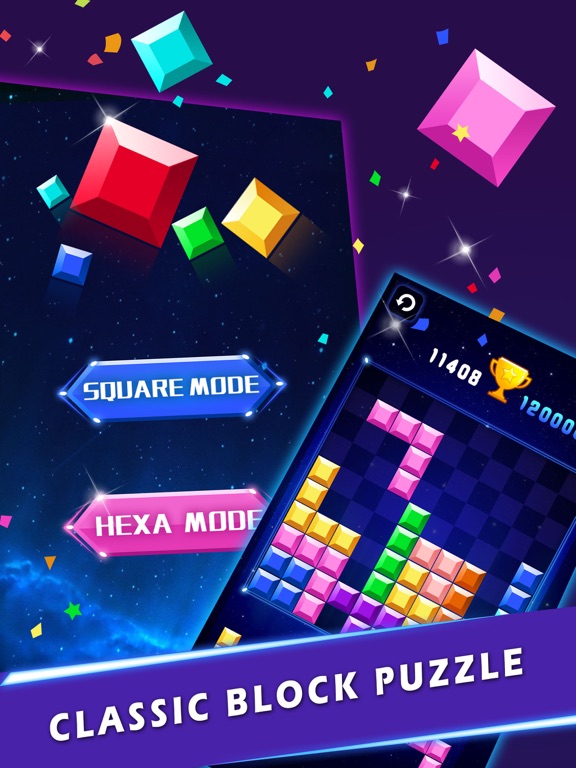 Block Puzzle Classic. iPad screenshot