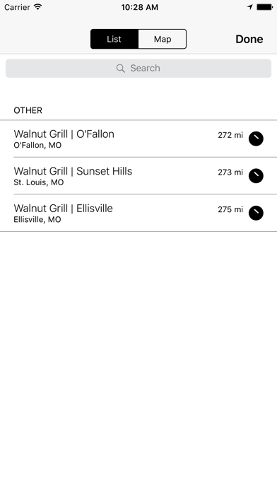 Walnut Grill. screenshot 2