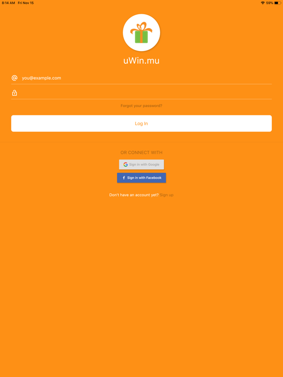 uWin.mu iPad screenshot
