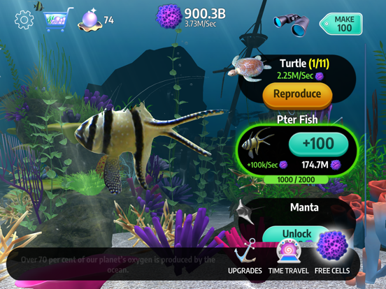 Idle Sea World! iPad screenshot